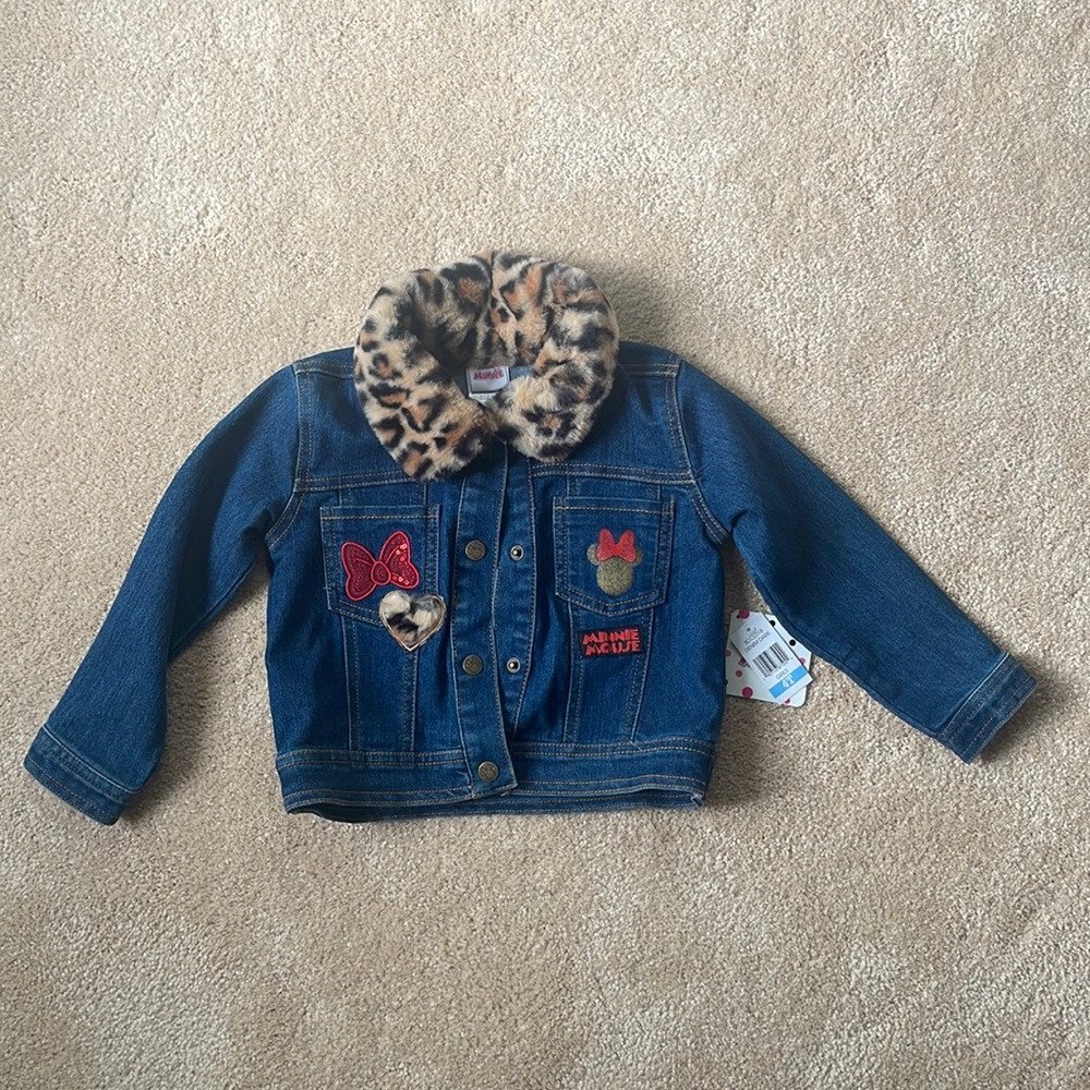 NWT Minnie Jean Jacket size 4T
